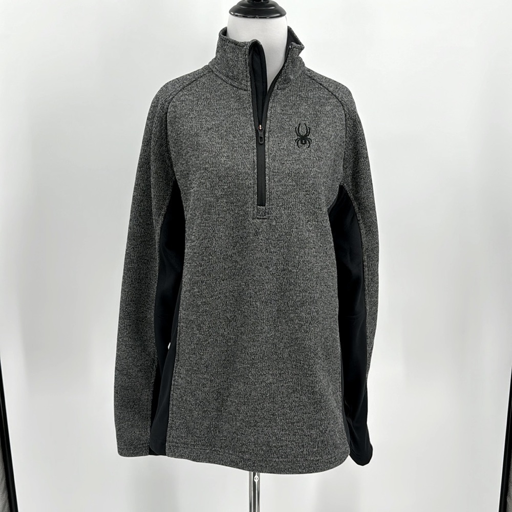 Spyder 1/4 Zip Jacket-size Large - Picture 4 of 12